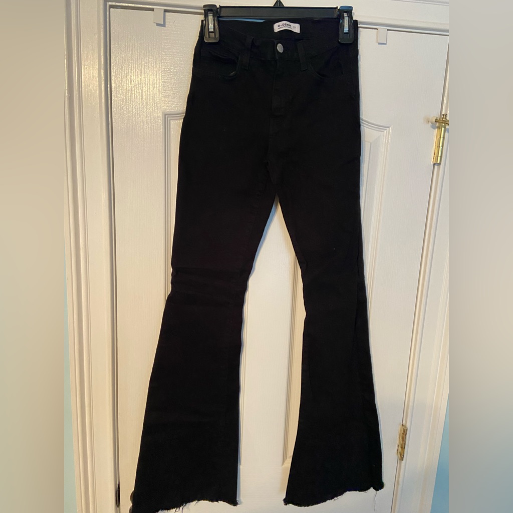 Flare Black Jeans O2 Denim Brand